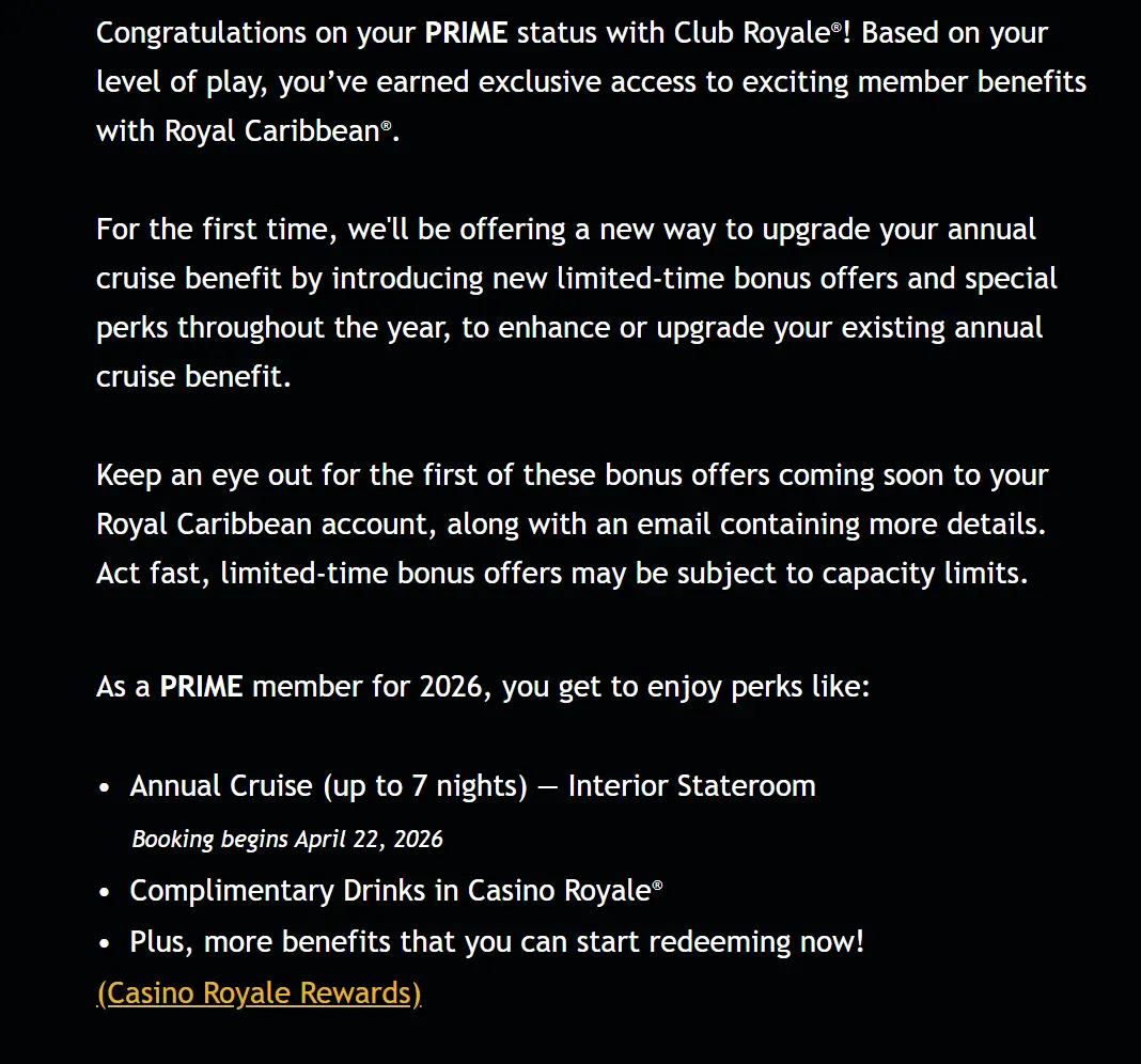 Prime email