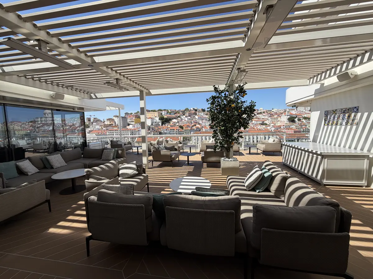 Lisbon in background