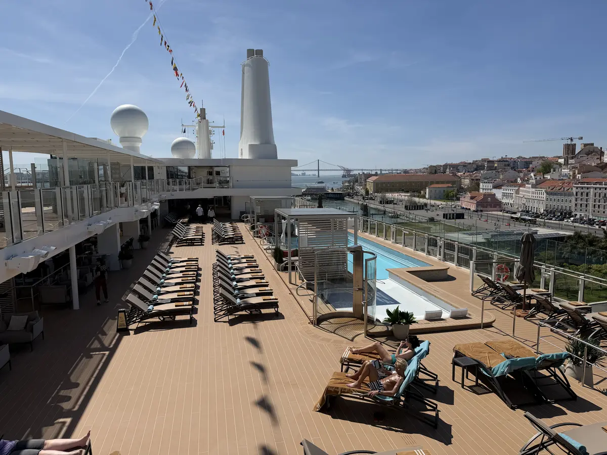 Pool deck of Silver Ray