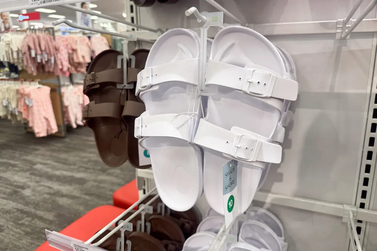 sandals at Target