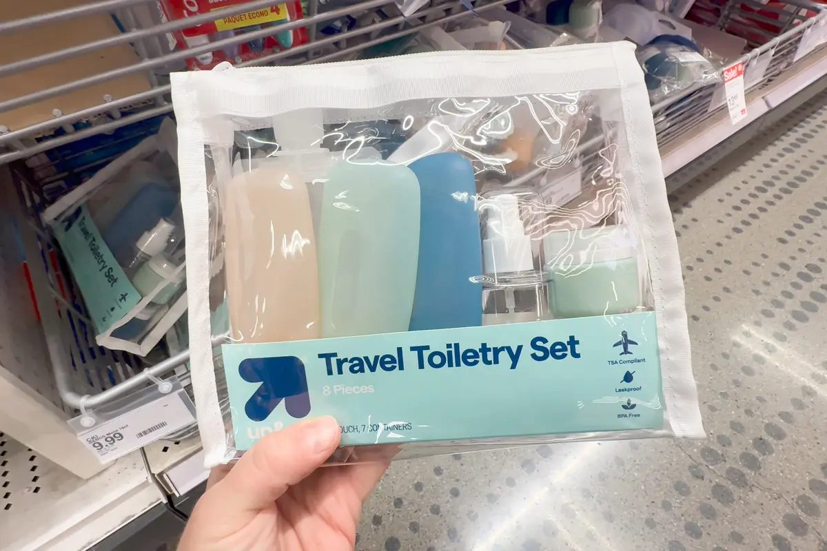 Travel toiletry set at target