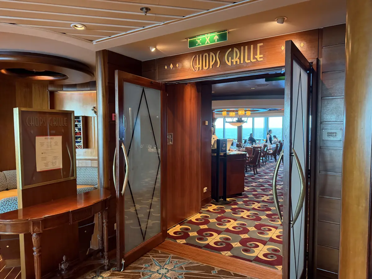 Entrance to Chops Grille