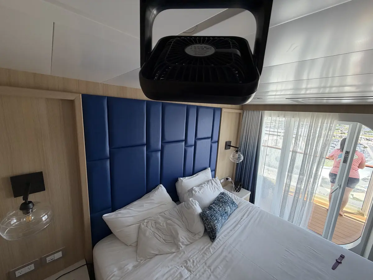 Fan on ceiling