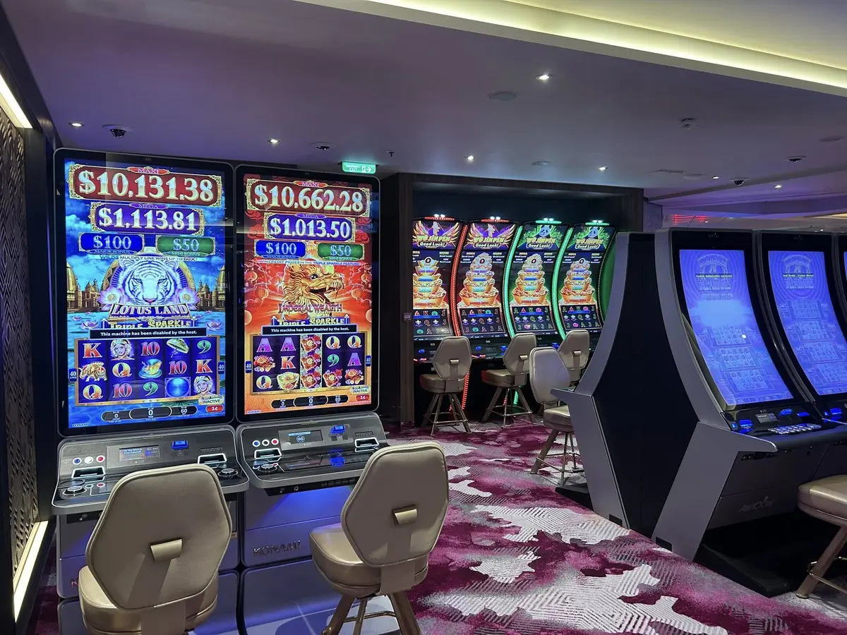 Group of slot machines