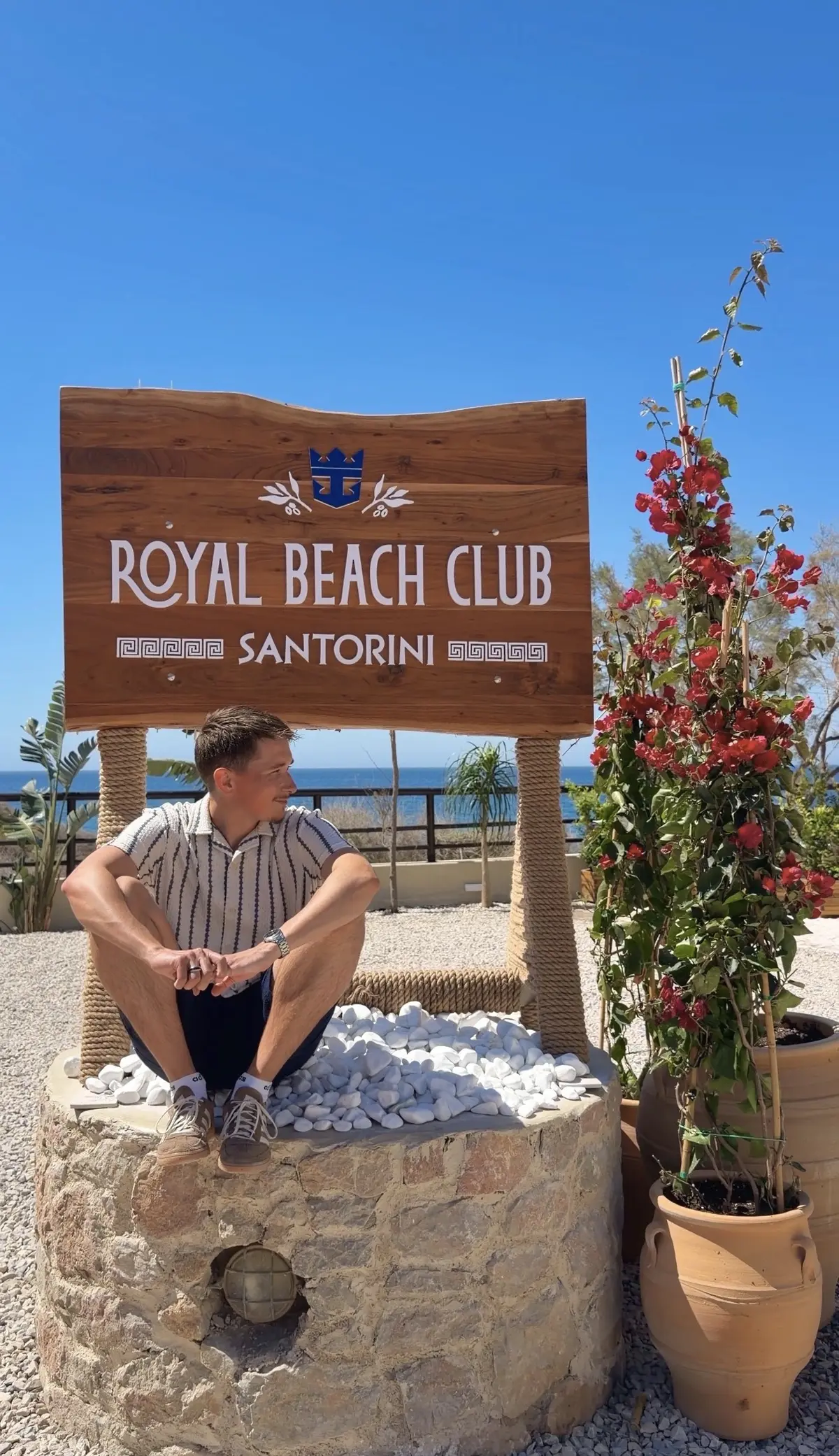 Leon in the Royal beach club