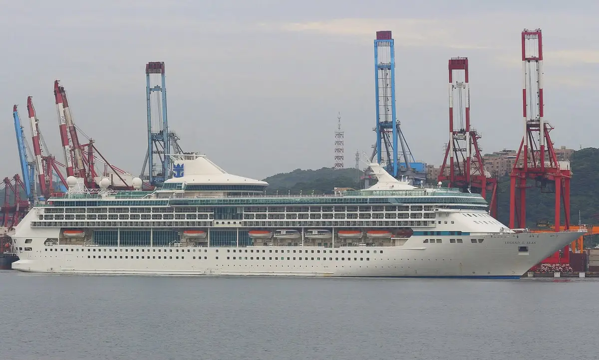 Legend of the Seas docked Legend of the Seas docked