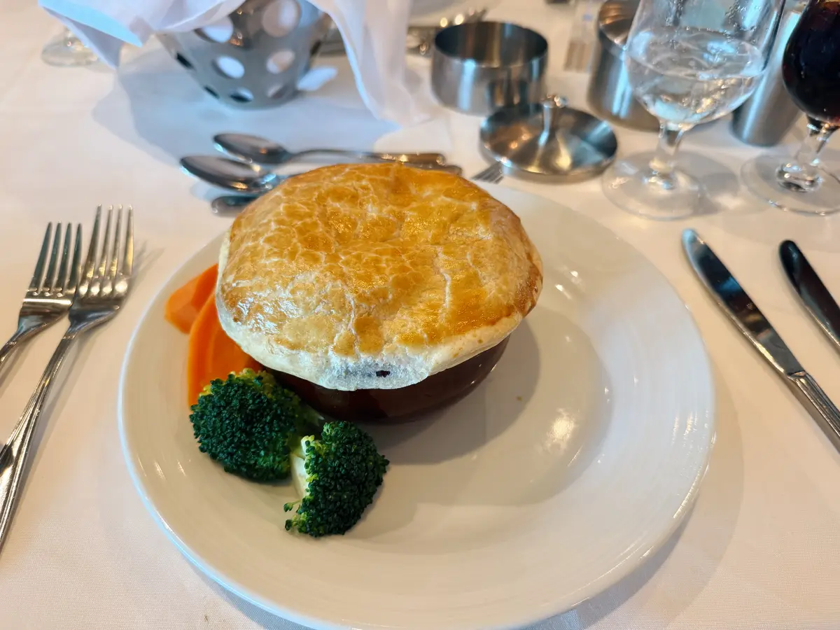 Chicken and leek pie on Liberty of the Seas Chicken and leek pie on Liberty of the Seas