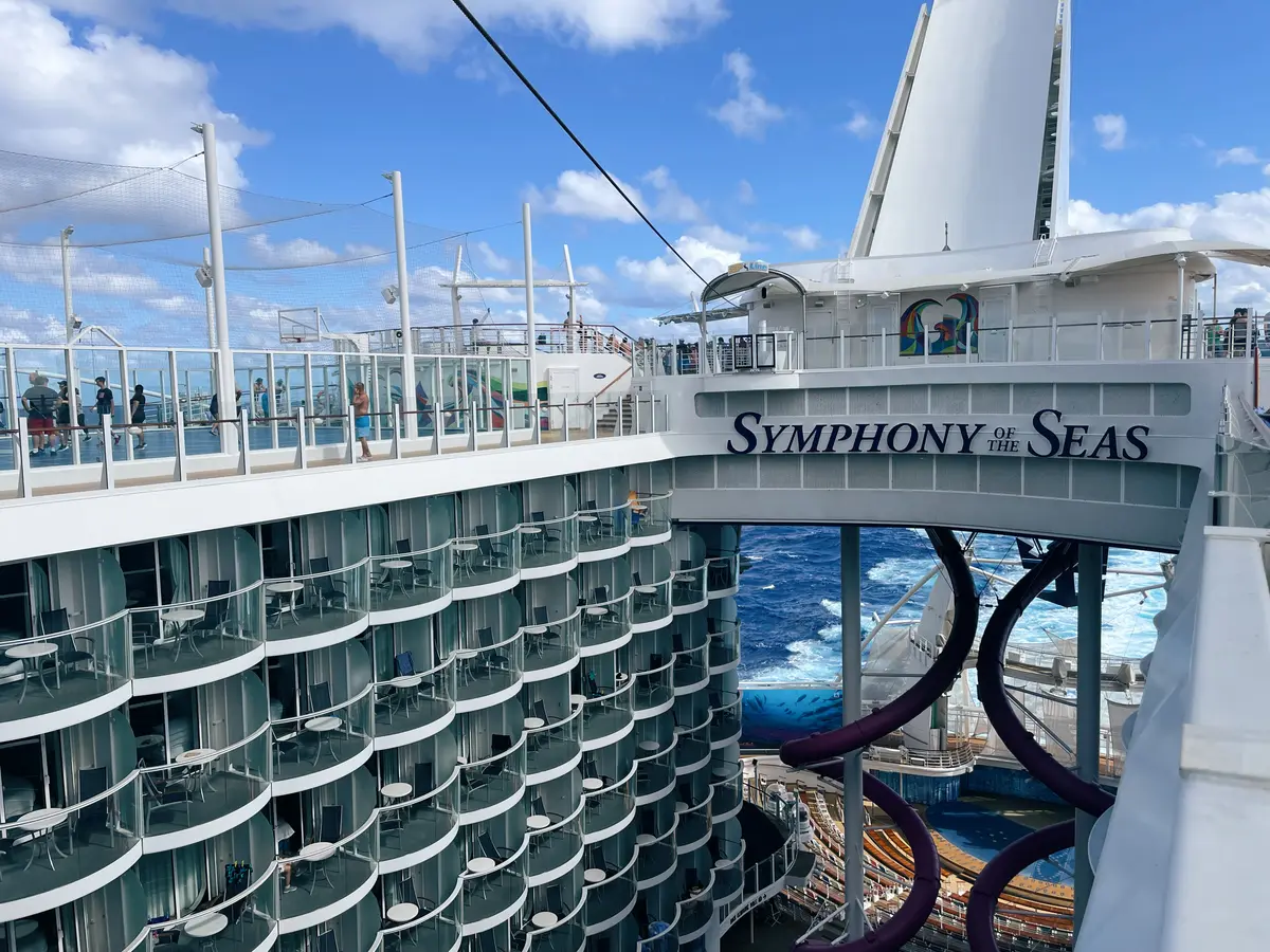 Symphony of the Seas Boardwalk Zip Line Symphony of the Seas Boardwalk Zip Line