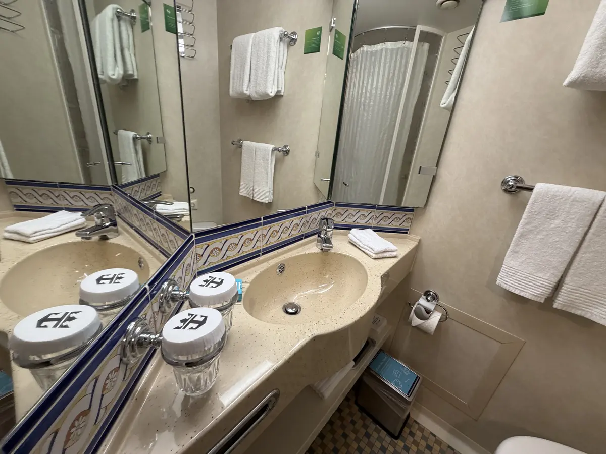 bathroom counter