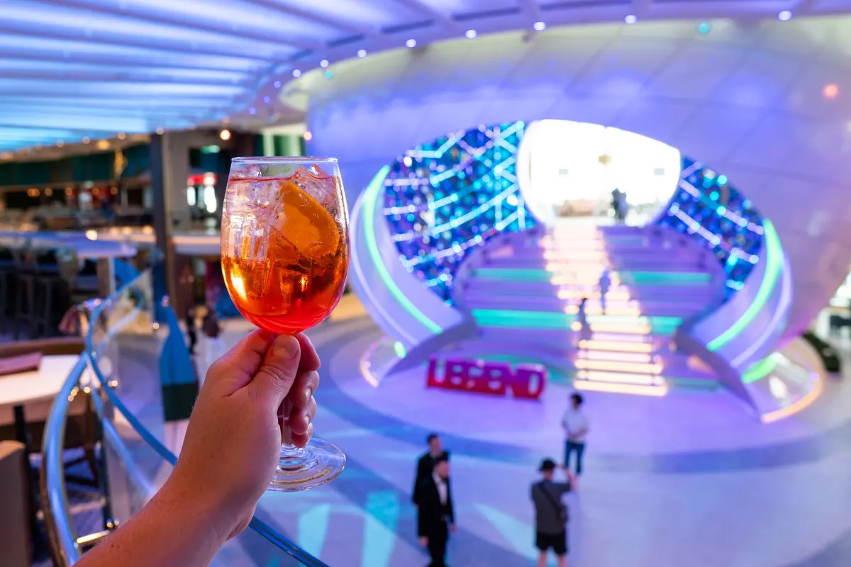 Cocktail on Legend of the Seas Royal Promenade