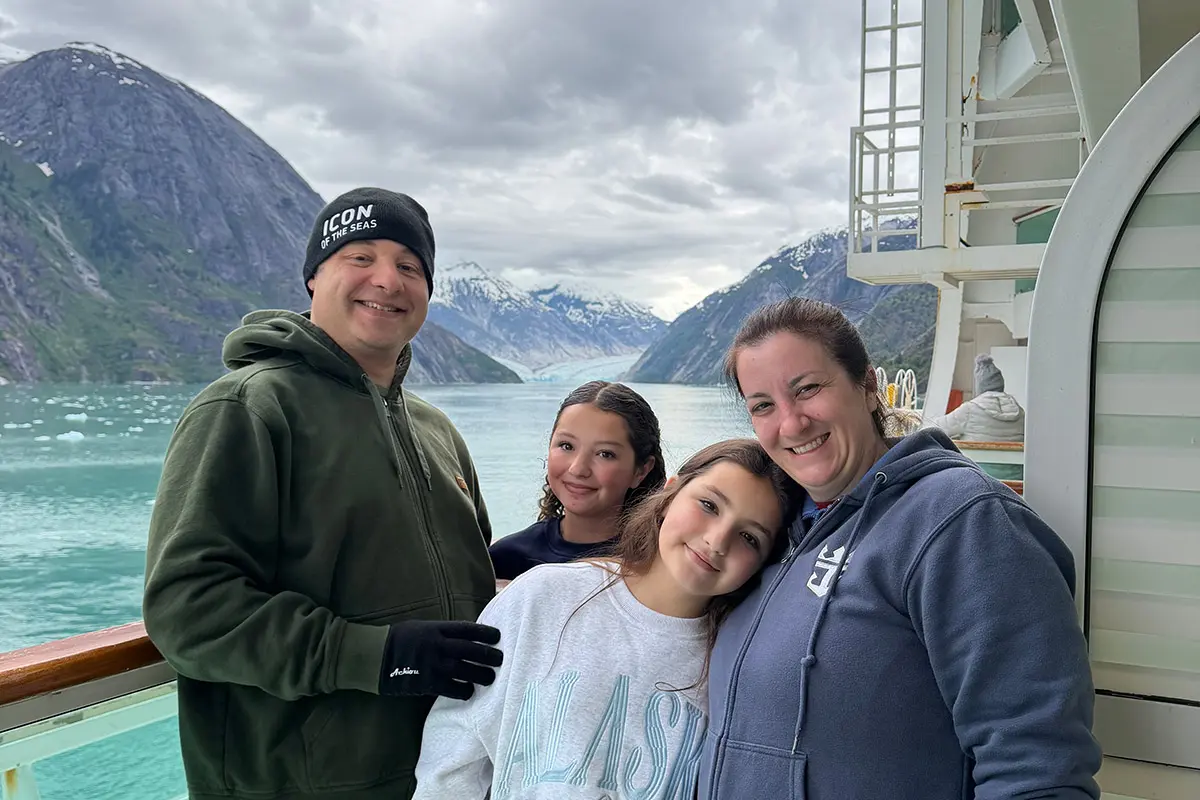 Matt's family in Alaska