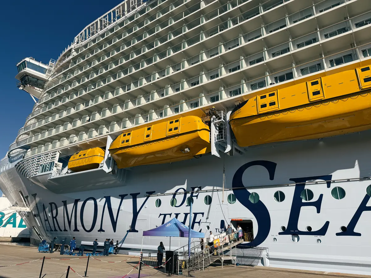 Harmony of the Seas docked in Palma de Mallorca Harmony of the Seas docked in Palma de Mallorca
