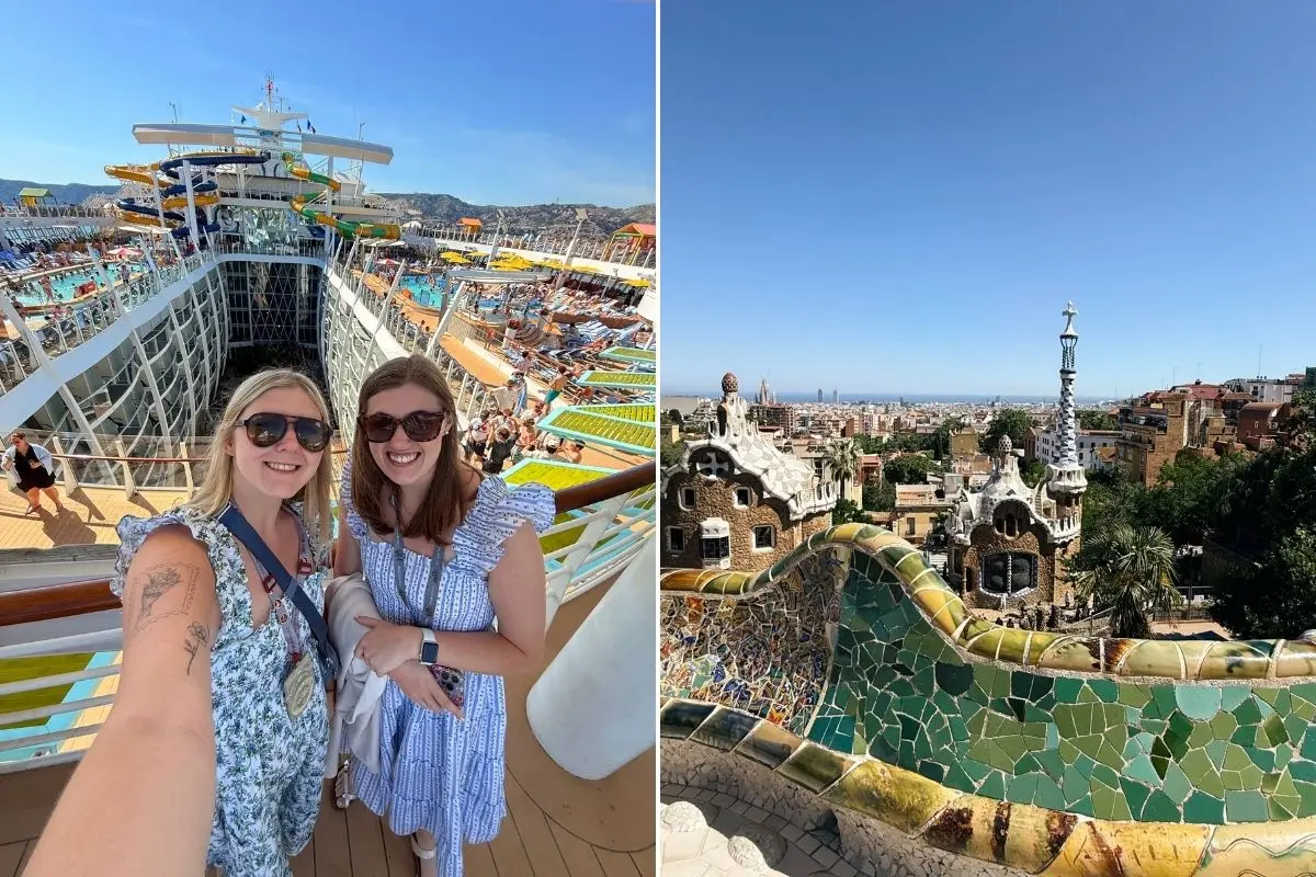 Elizabeth and her sister on Harmony of the Seas Elizabeth and her sister on Harmony of the Seas