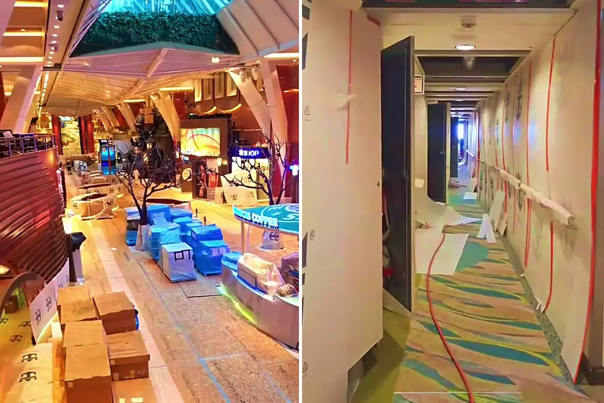 Construction progress being made on Allure of the Seas