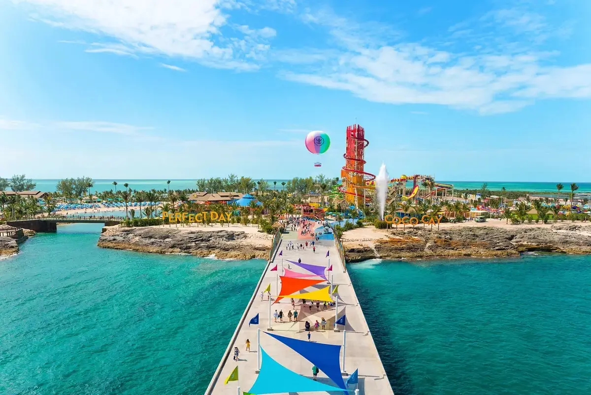 CocoCay pier and island
