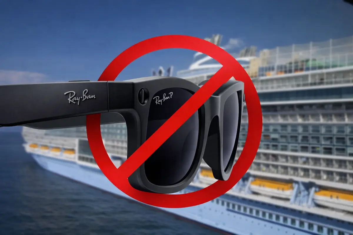 Smart glasses banned on cruise ships