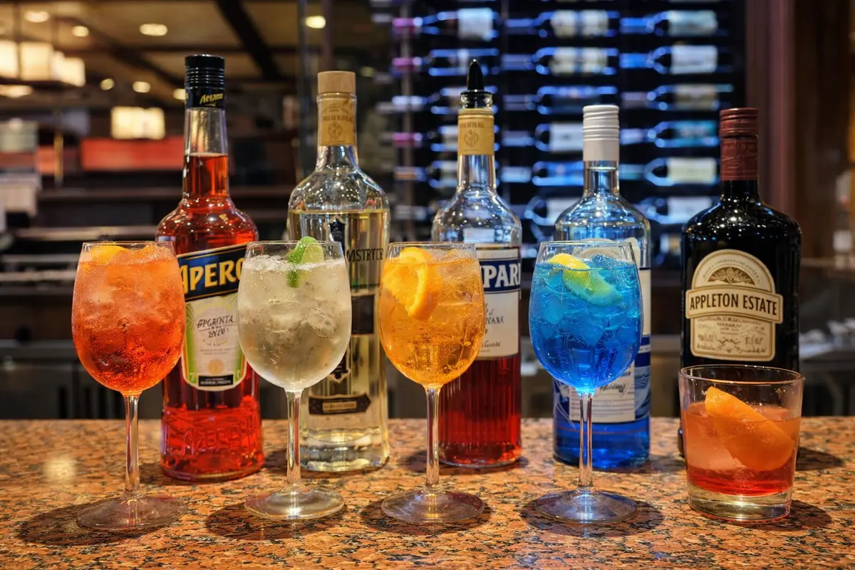 Drinks at happy hour