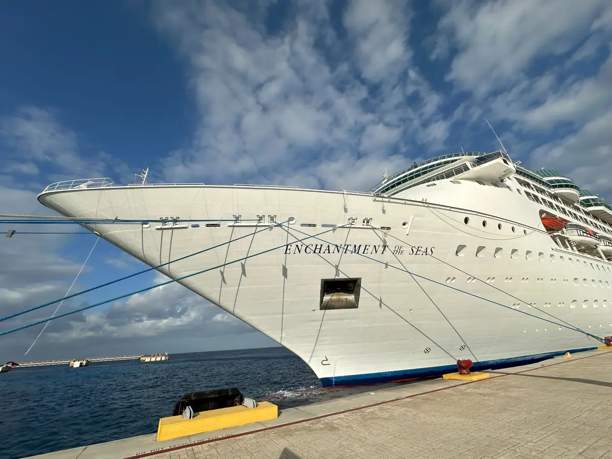 Enchantment of the Seas docked in Cozumel