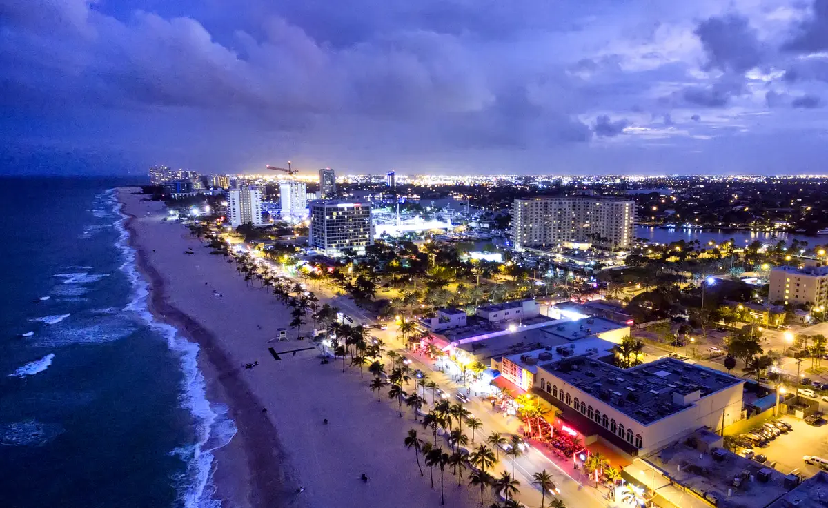 Fort Lauderdale at night