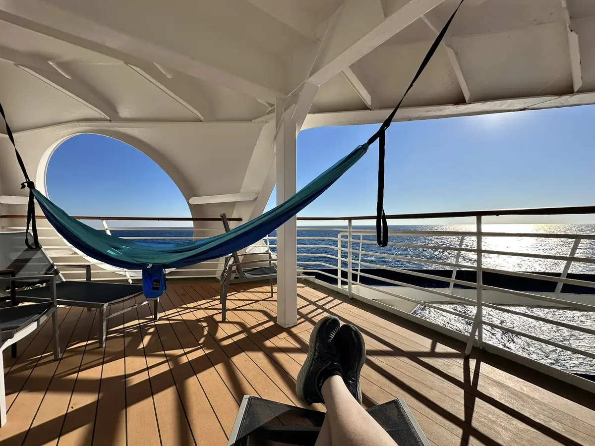 Hammock on the balcony