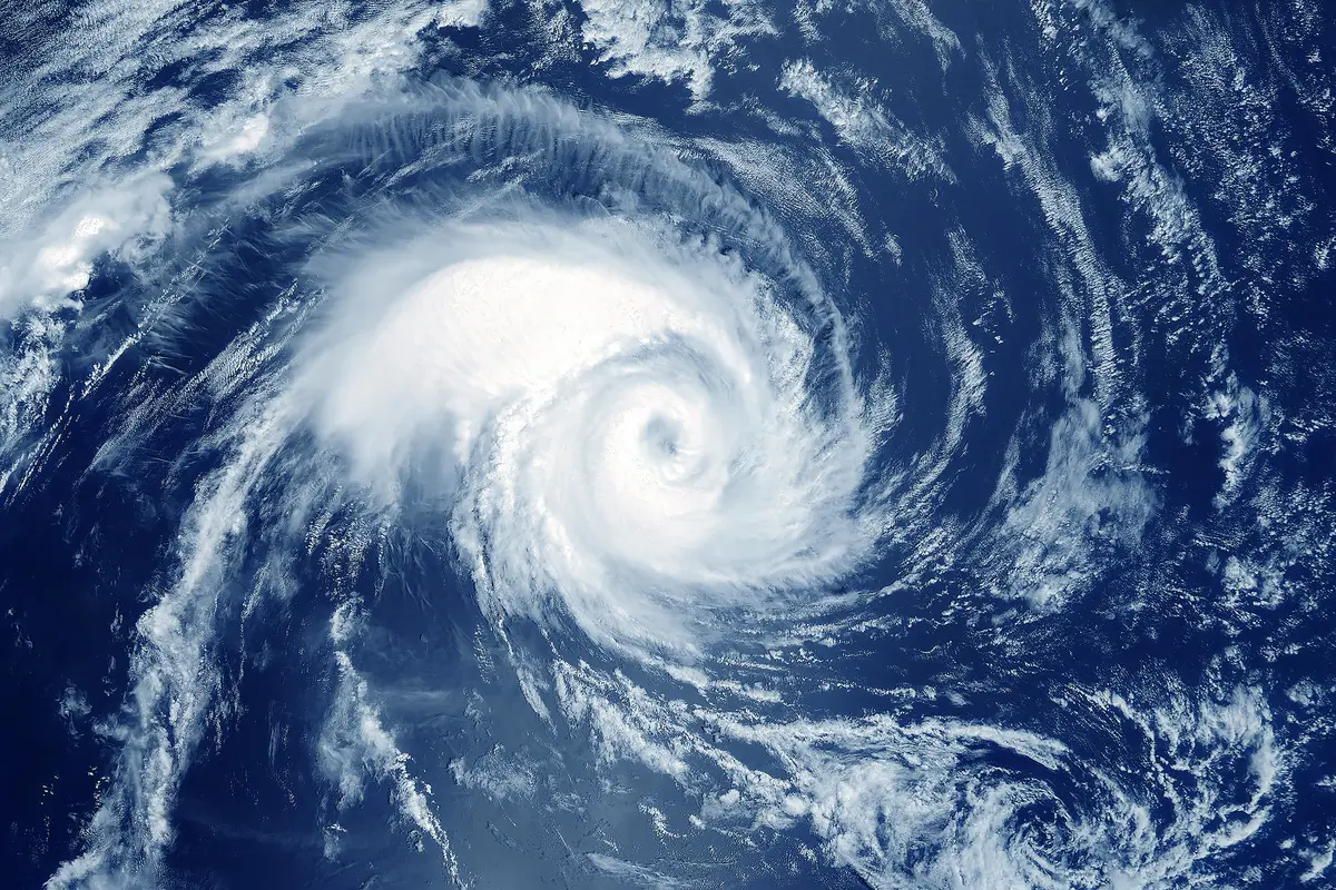 Hurricane Lee Charges over Atlantic Waters as a Category 5 Storm,  Approaching the Caribbean