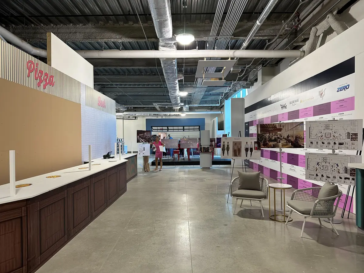 Innovation lab mockup for Royal Promenade