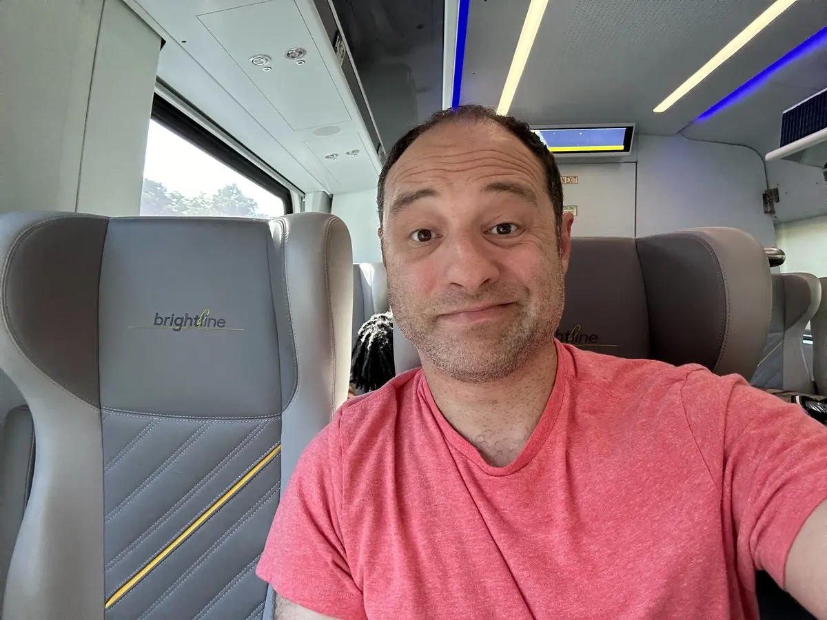 Matt on the Brightline