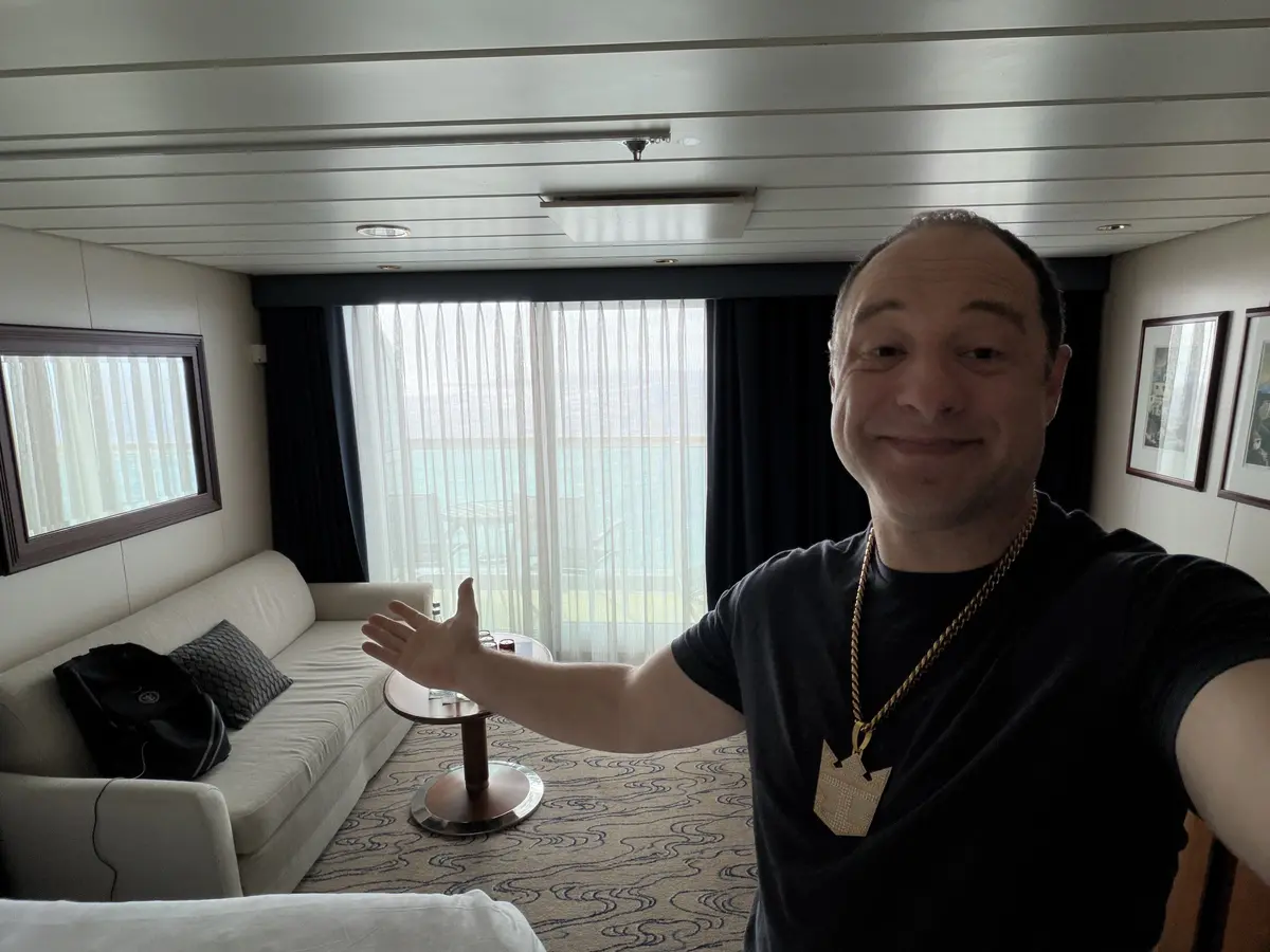 Matt in his Junior Suite