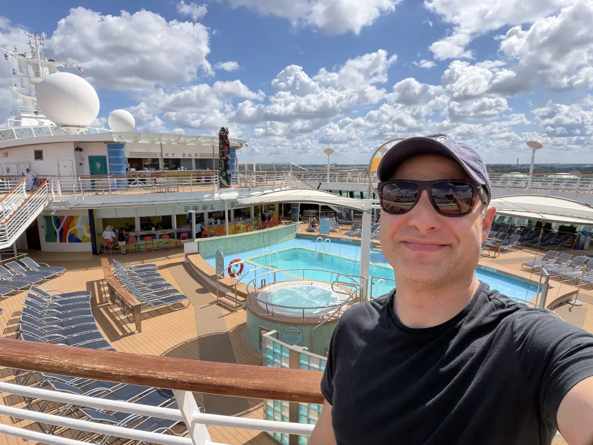 Matt on the deck