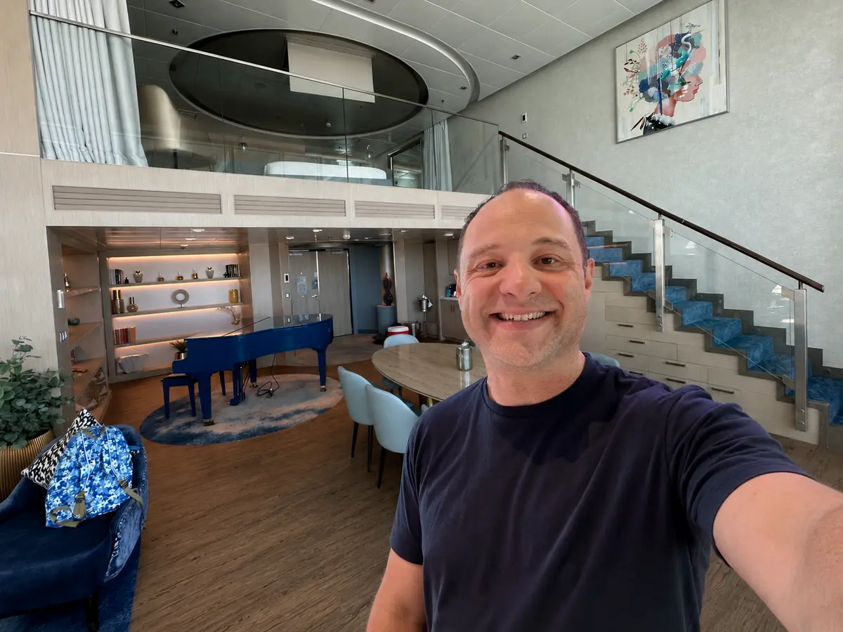 Matt in the Royal Loft Suite
