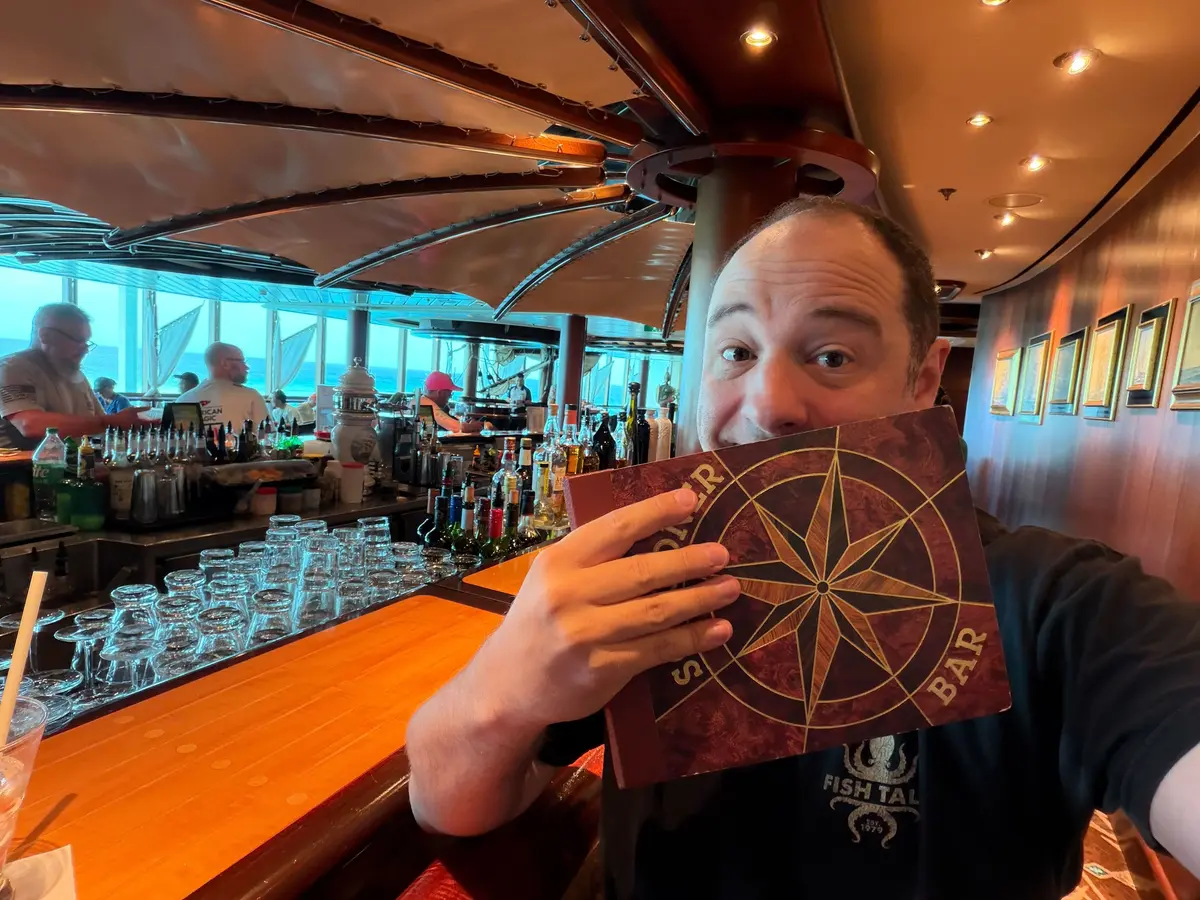 Matt at the Schooner Bar