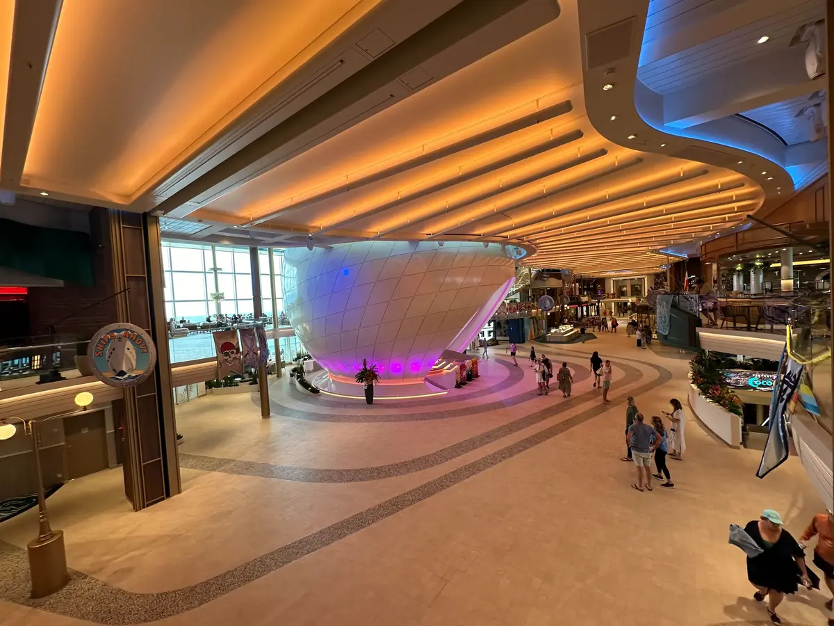 The Royal Promenade on Icon of the Seas