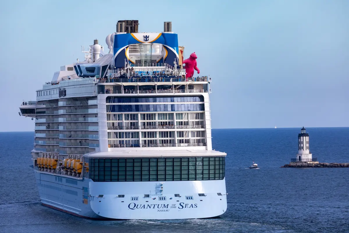 Quantum of the Seas departing San Pedro