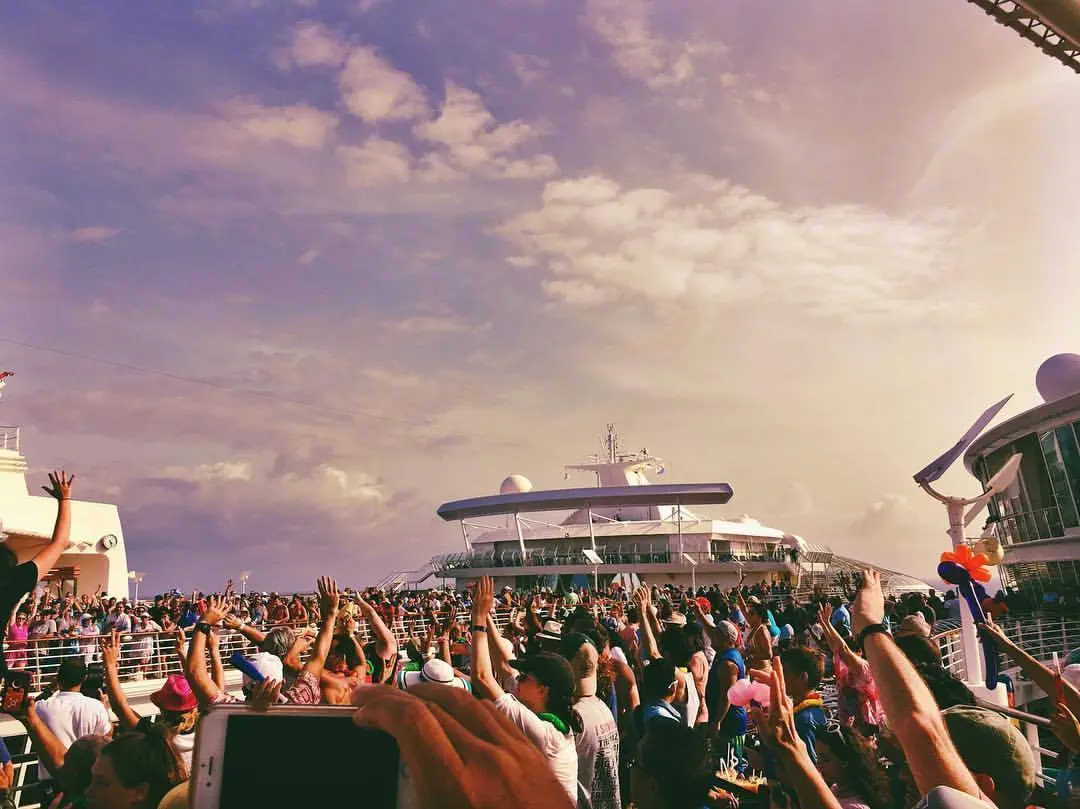 Sail away party. Photo by Mitch M.