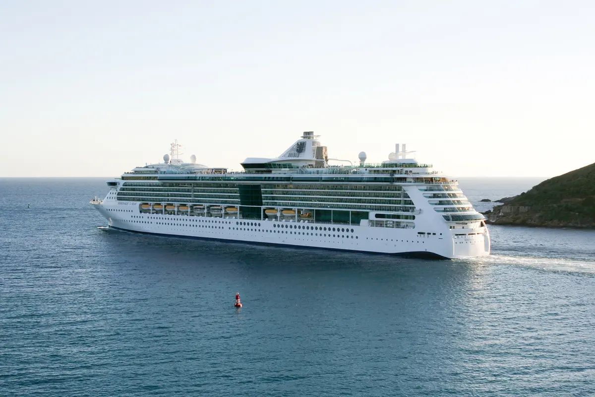 Serenade of the Seas Leaving St. Thomas