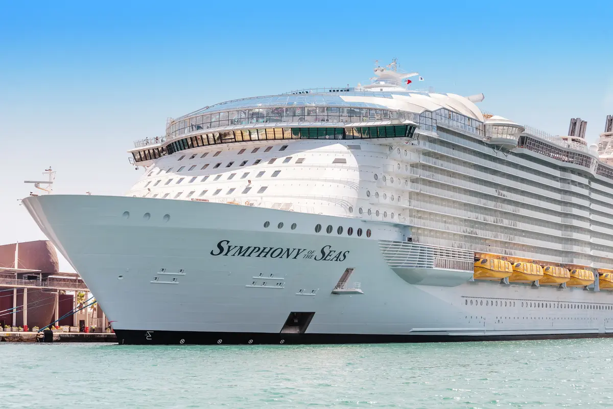 Cruise Ship (Not RC) + Coronado Bridge - Royal Caribbean