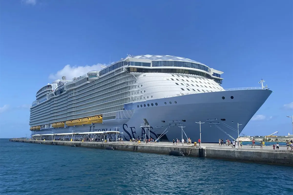 Royal Caribbean ship docked