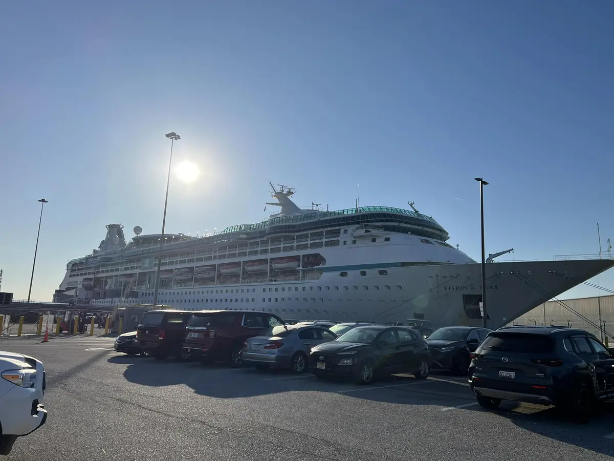 Vision of the Seas docked in Baltimore