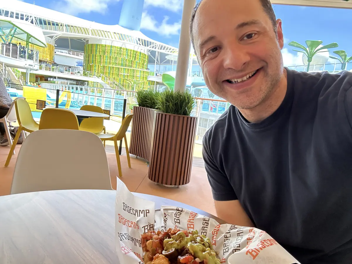 Matt with tater tots