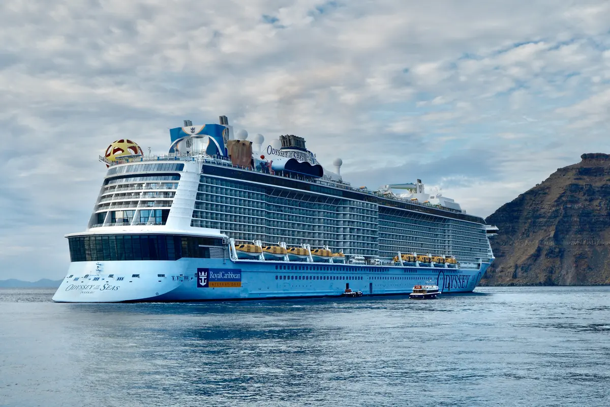 Odyssey of the Seas in Santorini