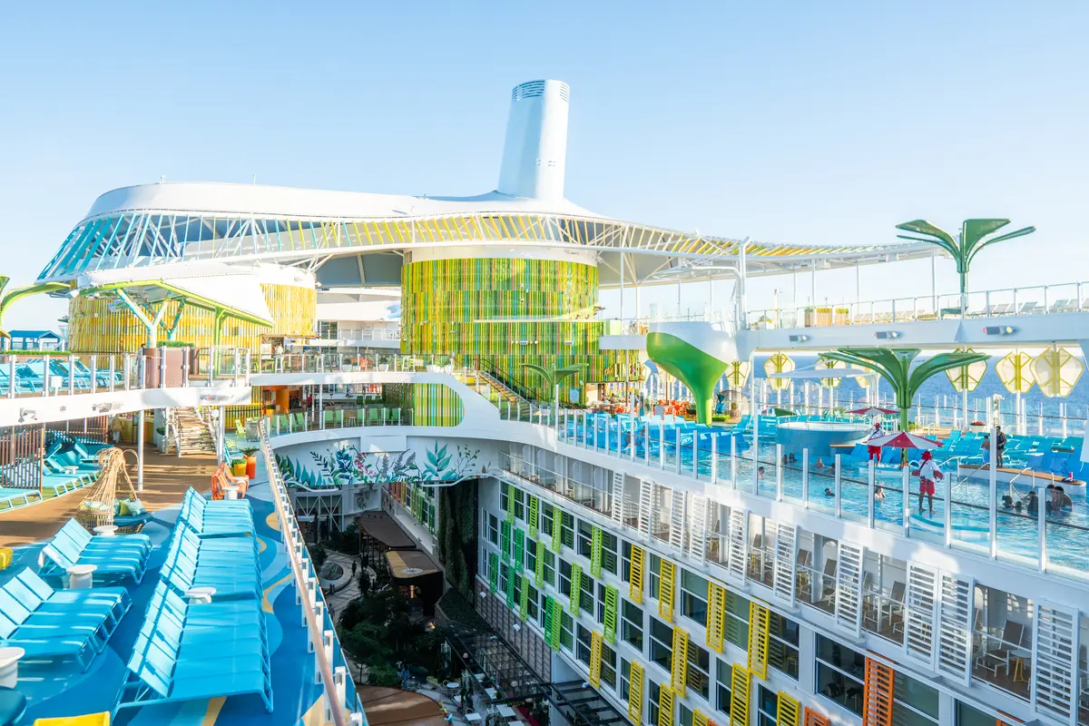 pool deck on Star of the Seas