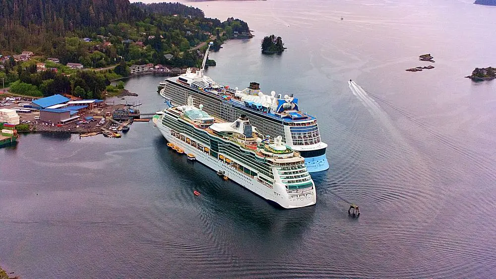 Two ships in Sitka, Alaska