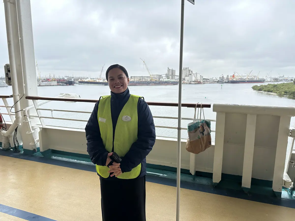 Crew member for Muster Drill