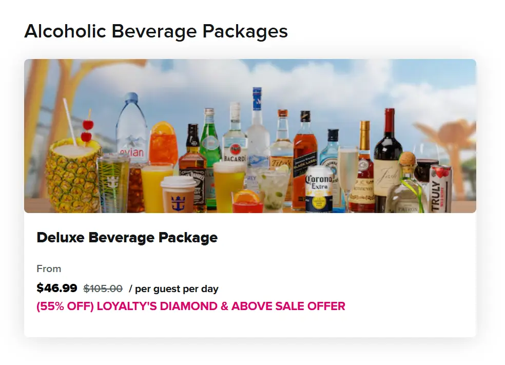 $46.99 drink package
