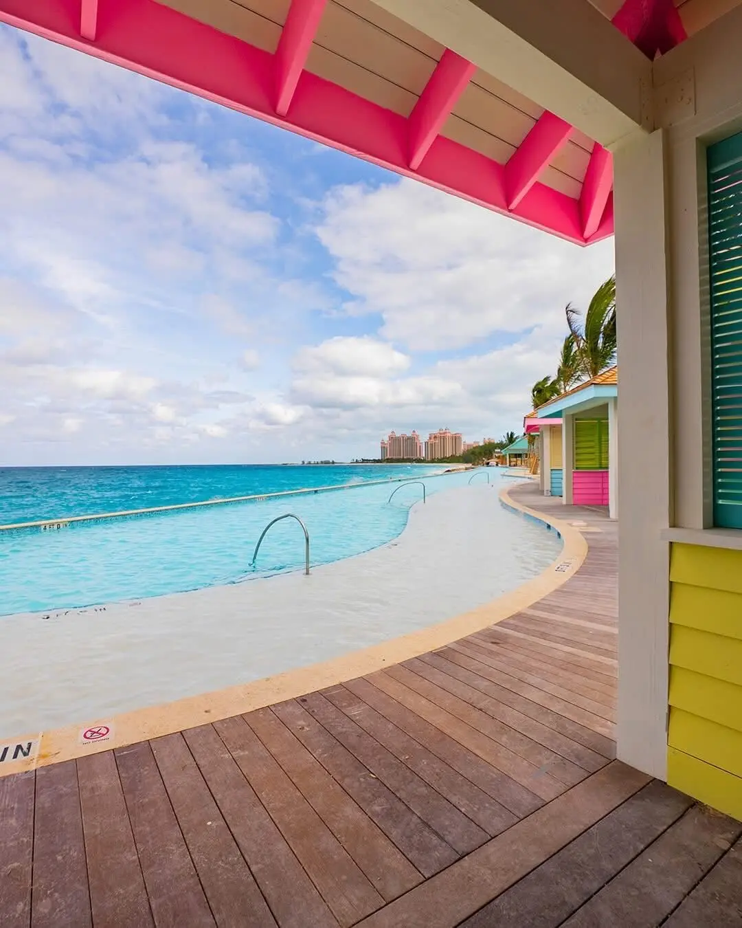 View of pool at beach club