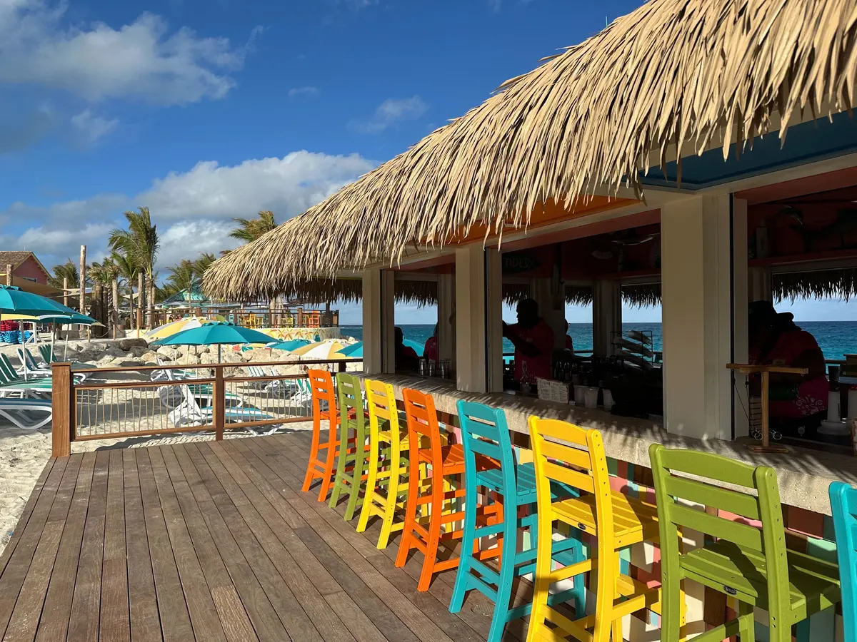 Beach bar chairs