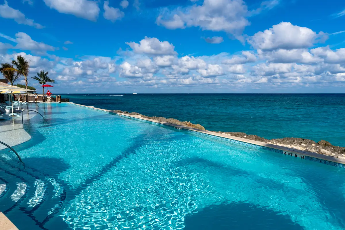 Pool and ocean view at Royal Beach Club