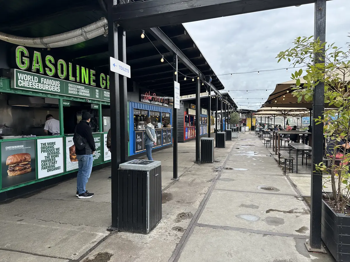 Food stalls in Copenhagen