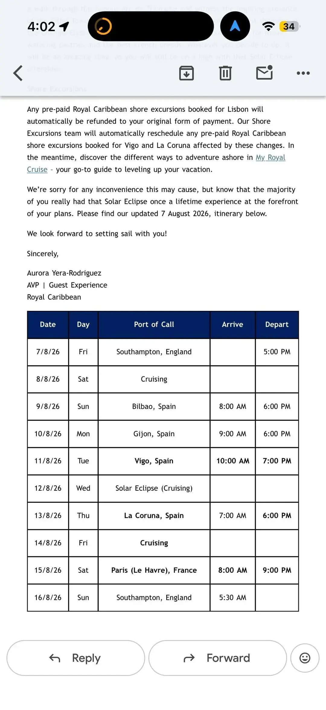 Liberty New Solar Eclipse Itinerary Liberty New Solar Eclipse Itinerary