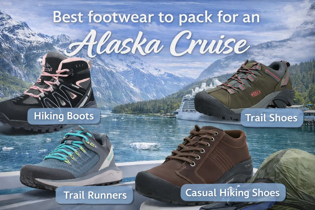 Footwear for an Alaska cruise